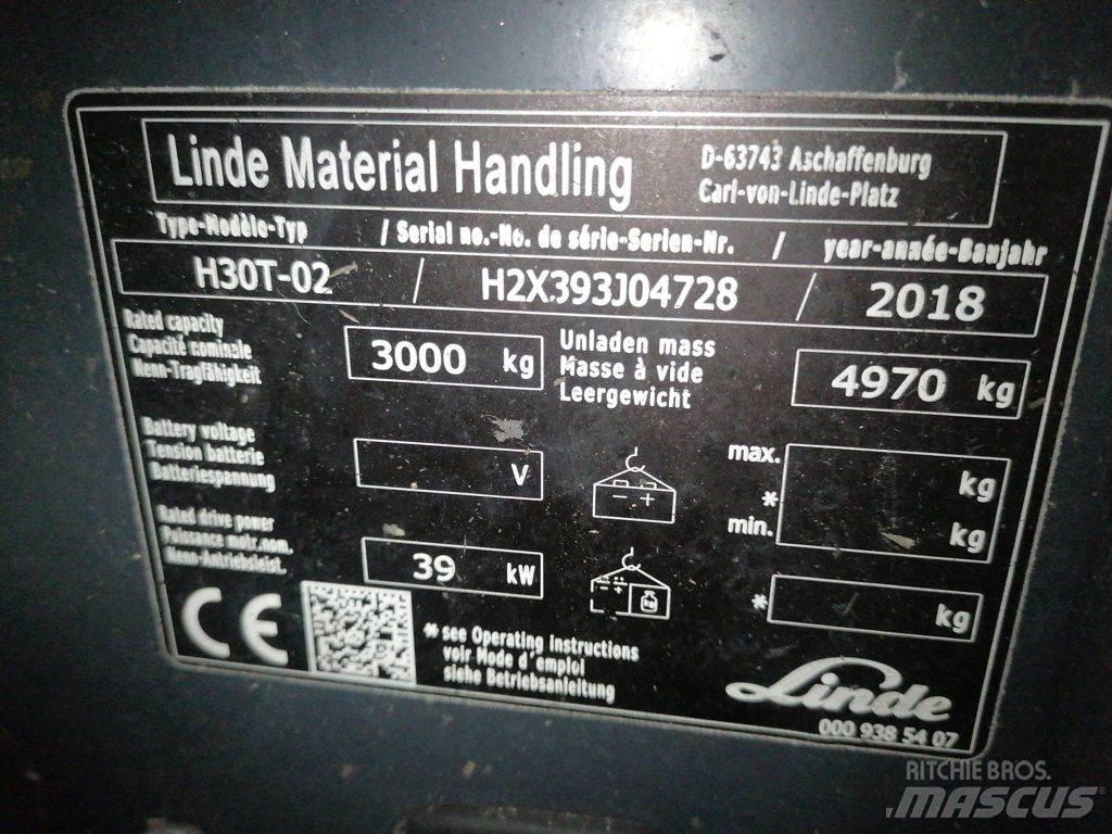 Linde H30T-02 Plinski viličari
