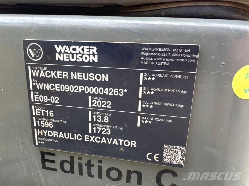 Wacker Neuson ET16 Bageri gusjeničari