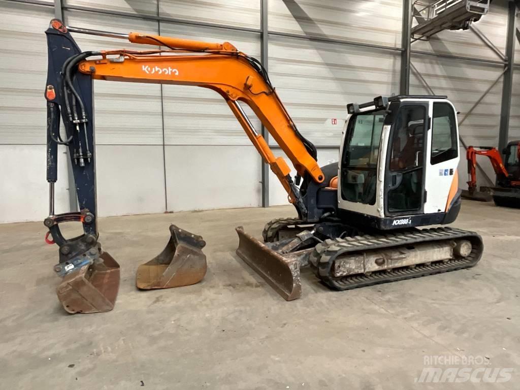 Kubota KX 080-3 Midi bageri 7t – 12t