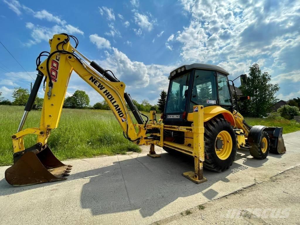 New Holland B 100 C Utovarni rovokopači