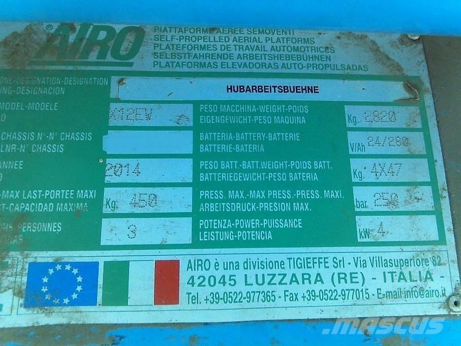 Airo X 12 EW Škaraste platforme