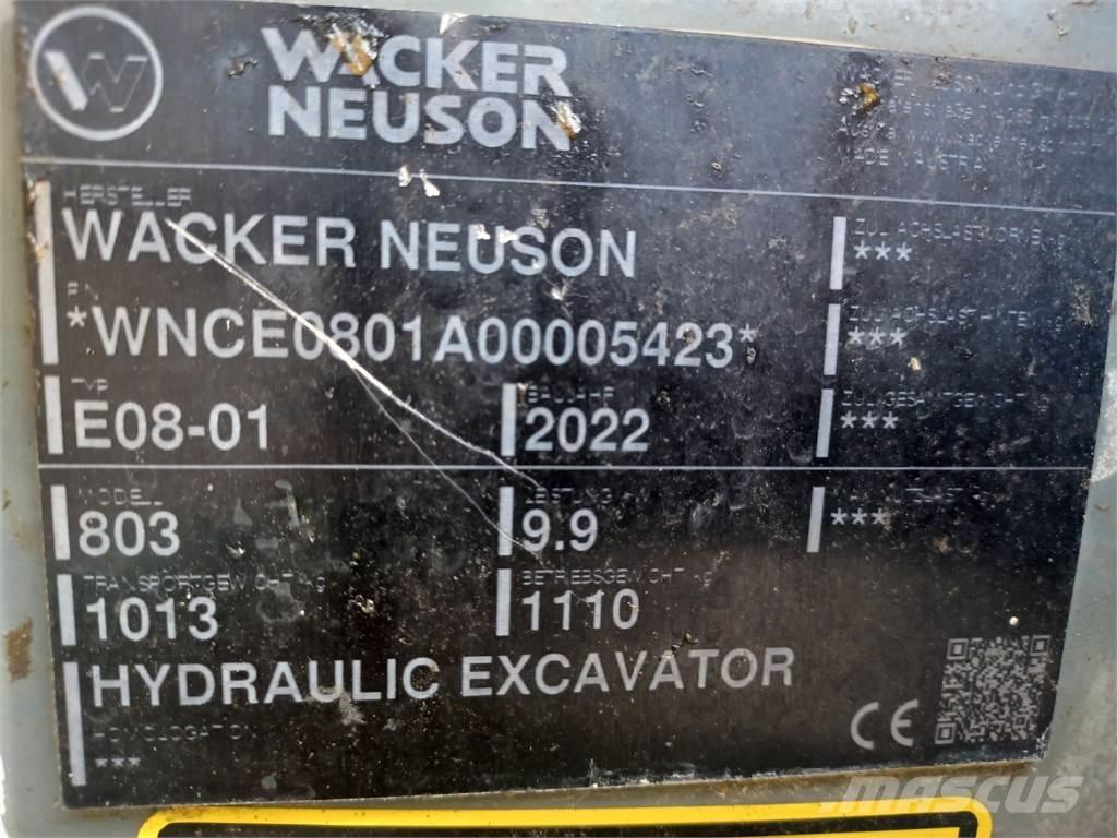 Wacker Neuson 803 Bageri gusjeničari