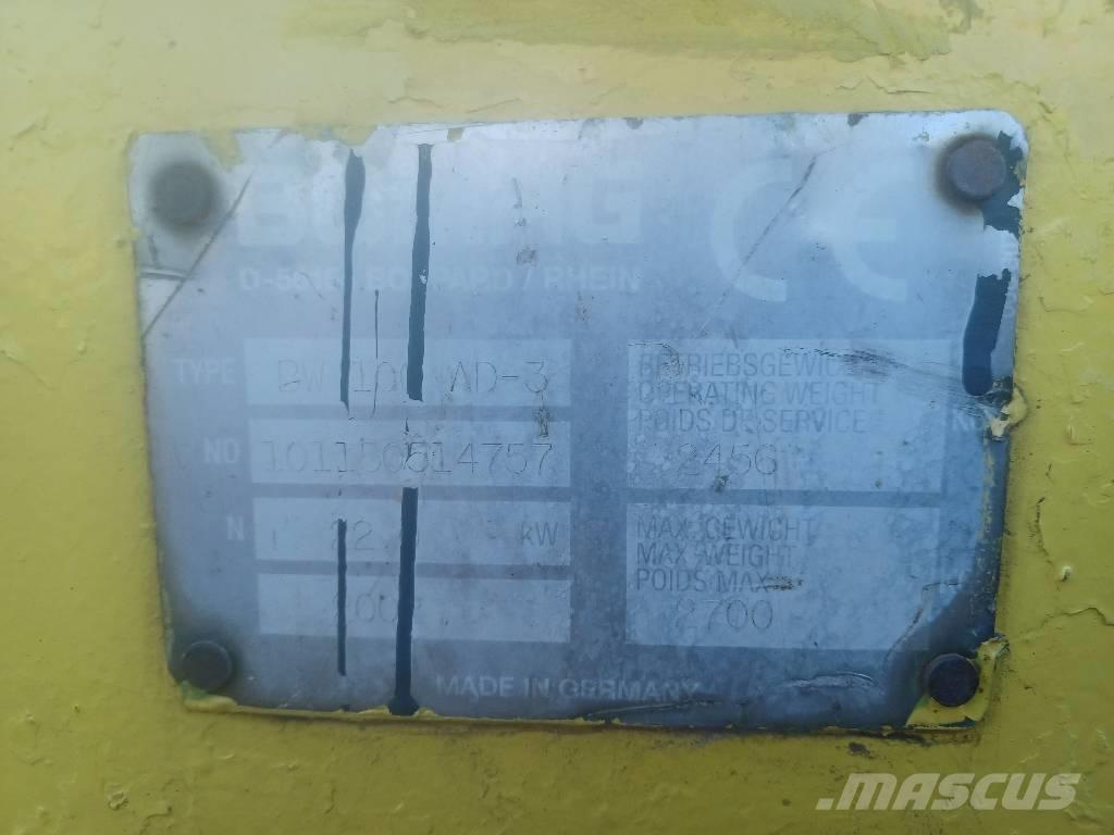 Bomag BW 100 AD-3 Valjci sa dvojnim bubnjem