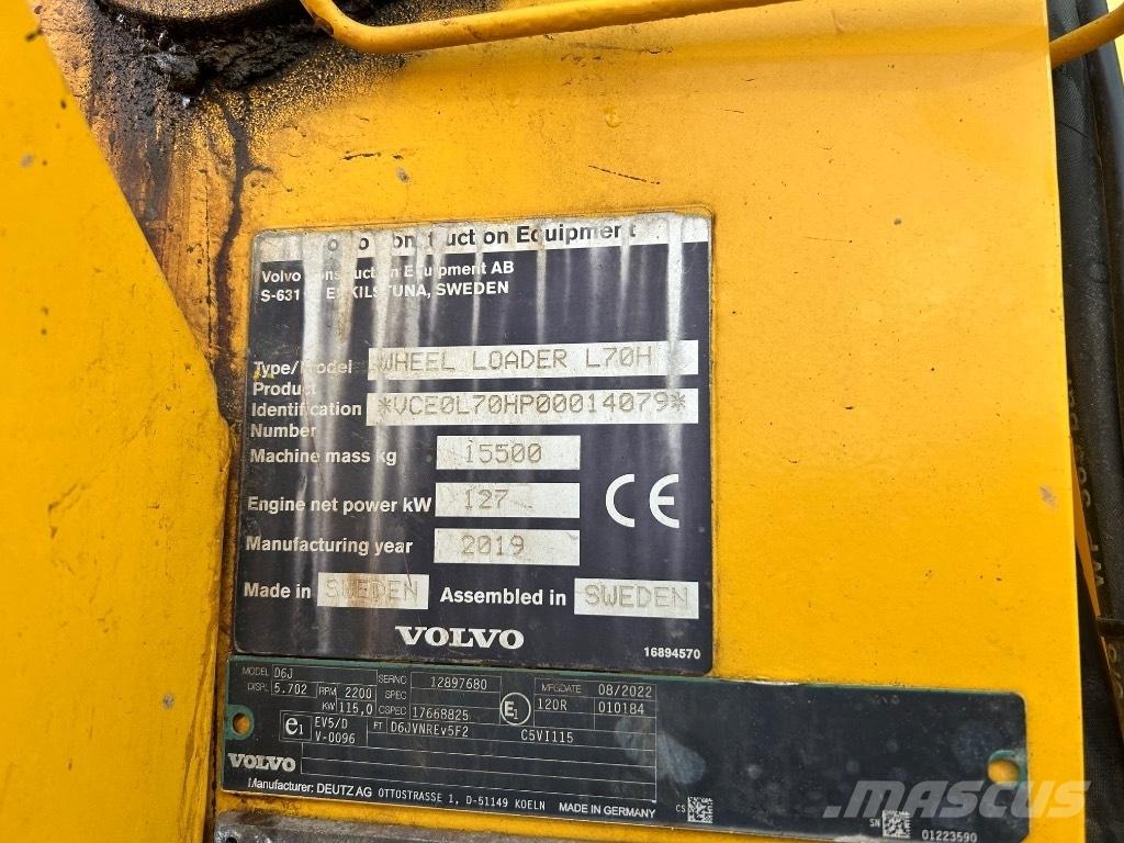 Volvo L 70 H Utovarivači na kotačima