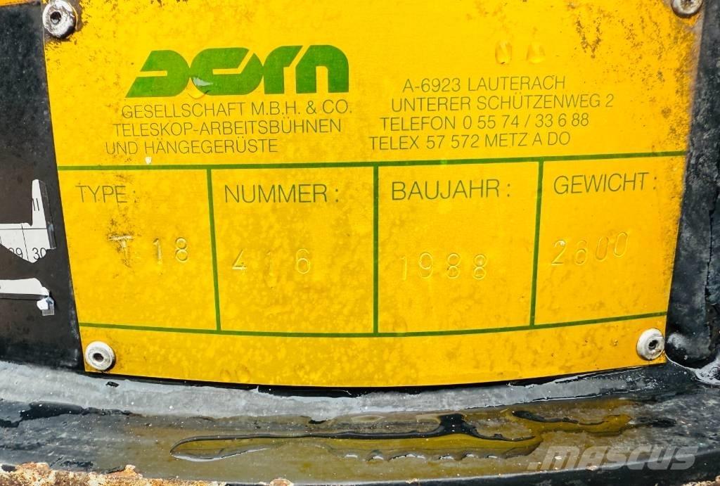  Dorn T18 Zglobne podizne platforme