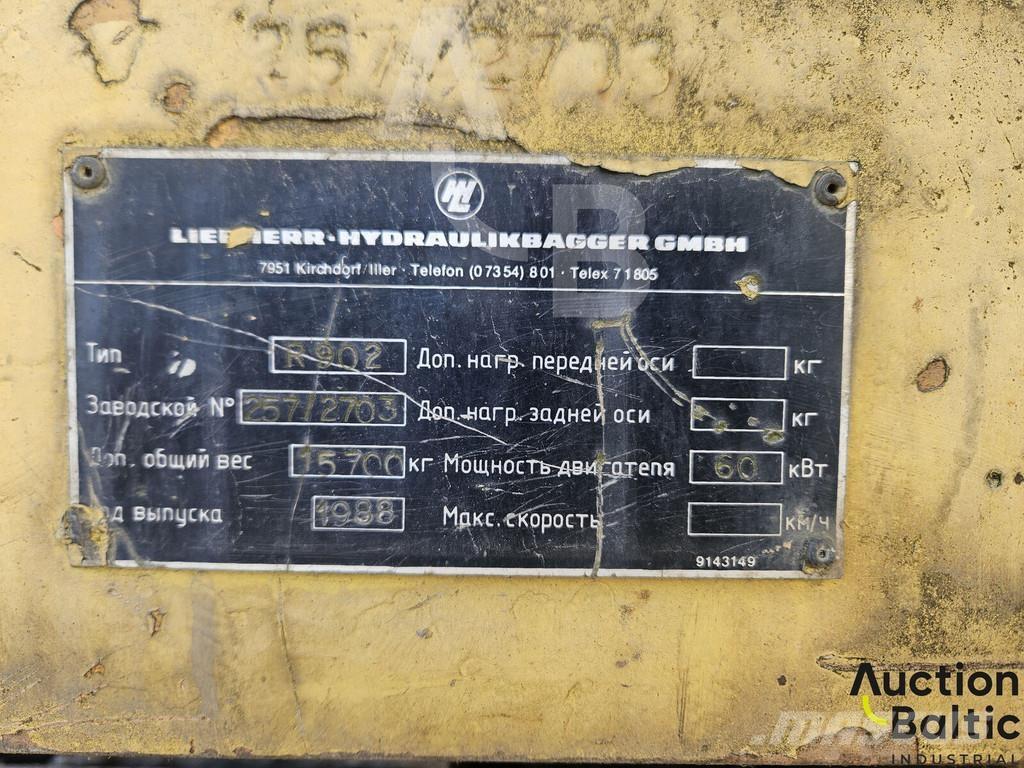 Liebherr R 902 Bageri gusjeničari