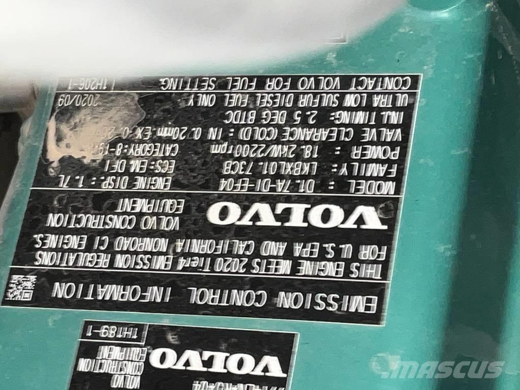 Volvo ECR 35 D Mini bageri <7t