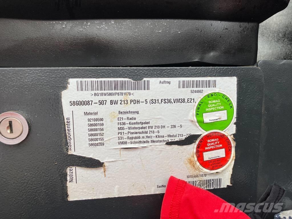 Bomag BW 213 PDH-5 Kompaktori zemlje