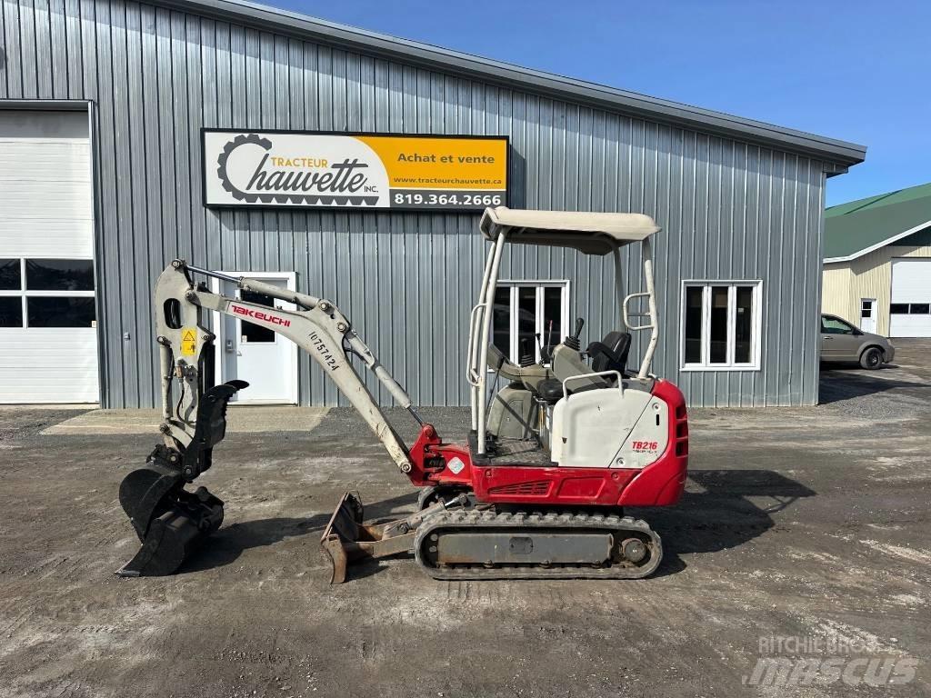 Takeuchi TB 216 Mini bageri <7t