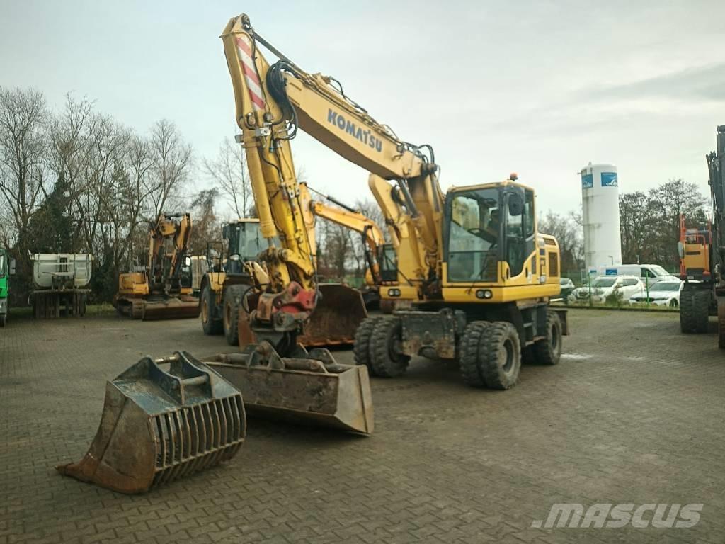 Komatsu PW 160-10 Bageri na kotačima