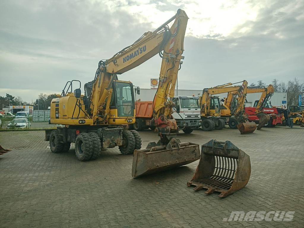 Komatsu PW 160-10 Bageri na kotačima