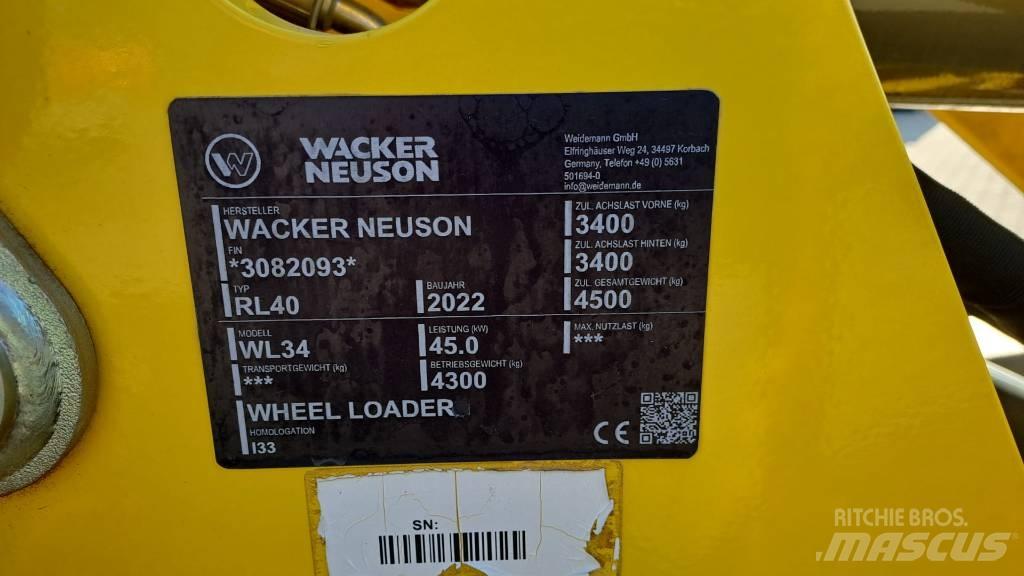 Wacker Neuson WL34 Utovarivači na kotačima