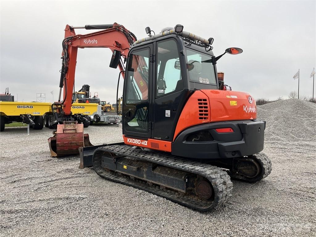 Kubota KX 080-4 Midi bageri 7t – 12t