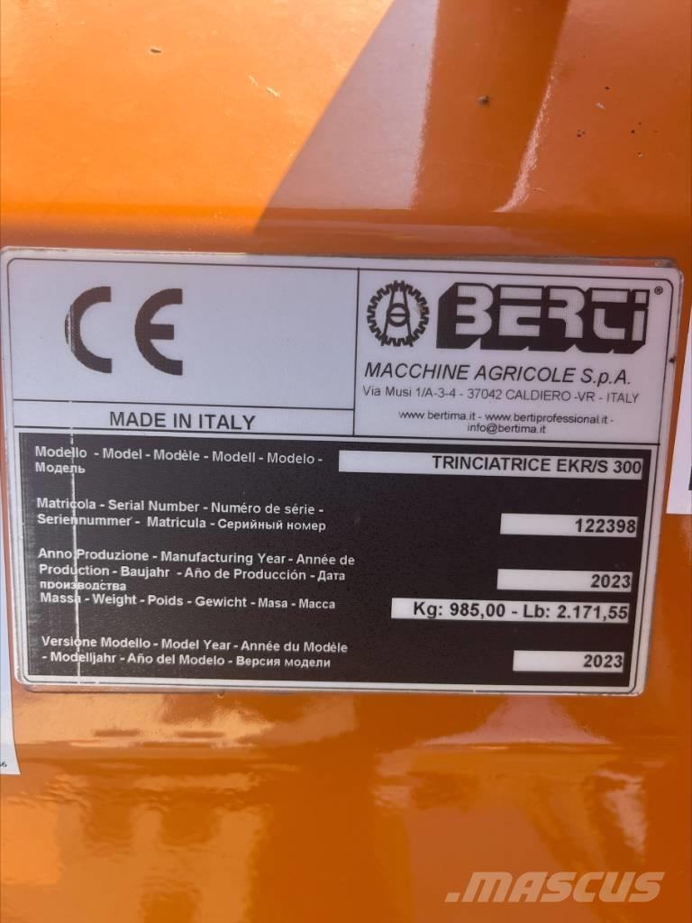 Berti EKR-S 300 Kosilice za pašnjak