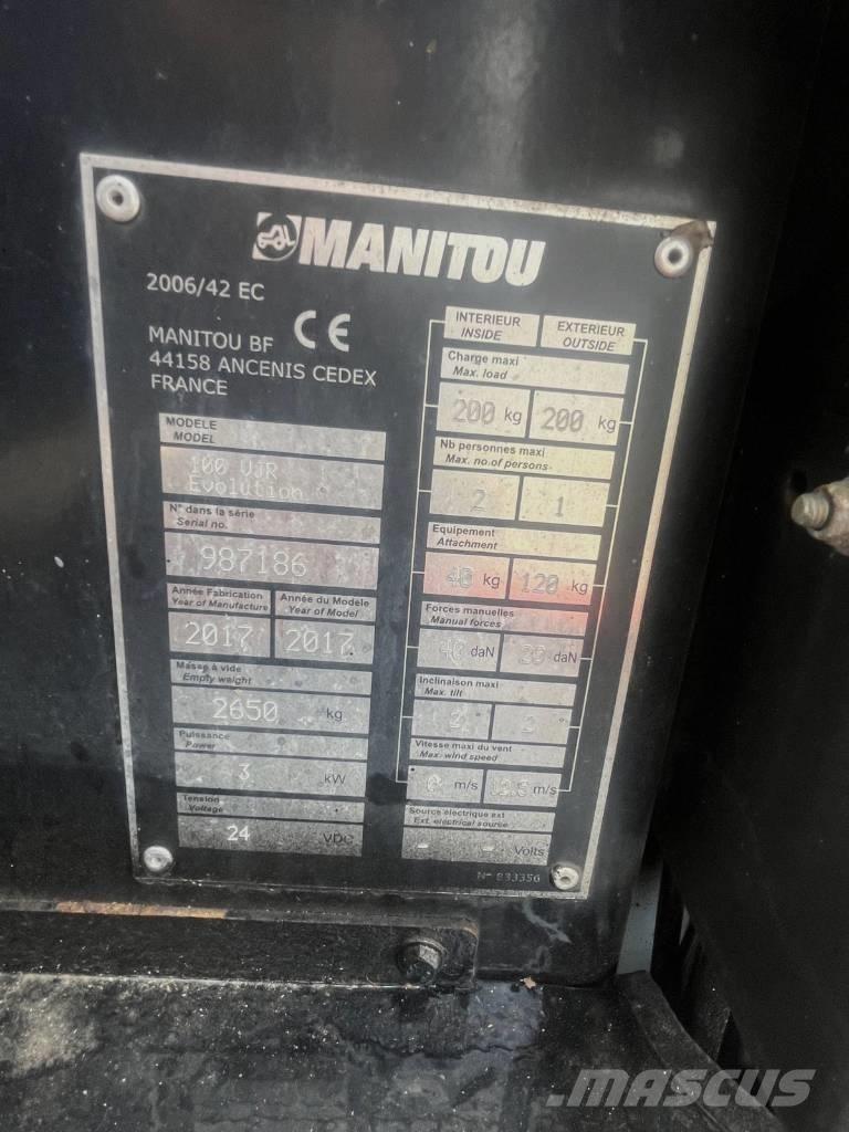 Manitou 100 VJR Vertikalne radne podizne platforme