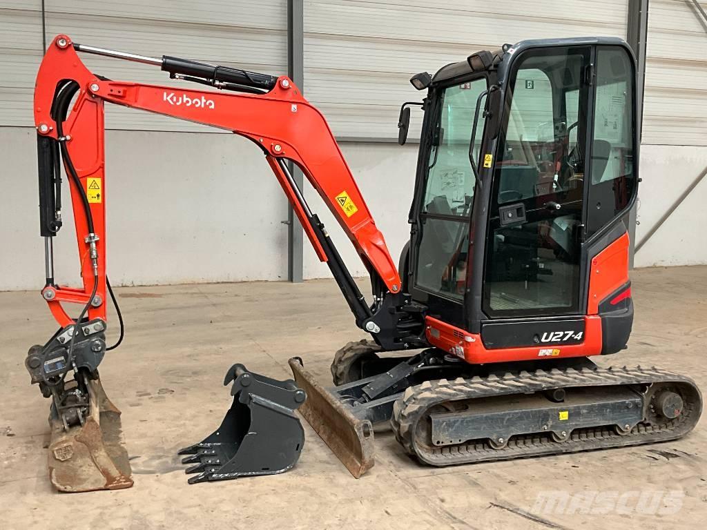 Kubota U 27-4 Mini bageri <7t
