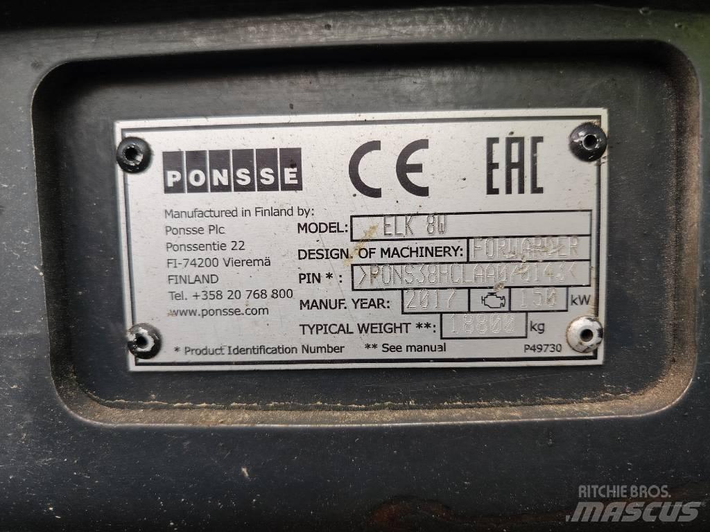 Ponsse Elk 8W Forvarderi