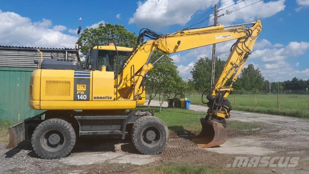 Komatsu PW 140-7 Bageri na kotačima