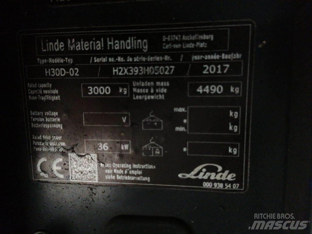 Linde H30D-02 Dizelski viličari