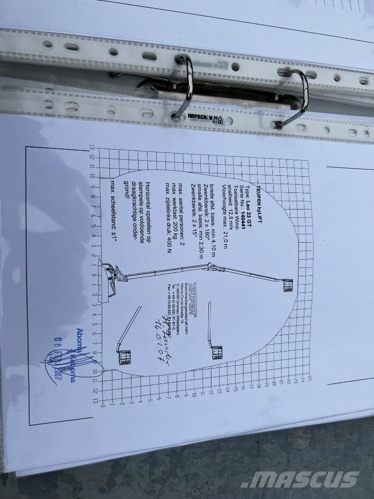 Teupen Leo 23 GT Zglobne podizne platforme