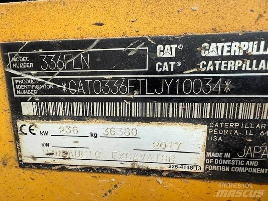 CAT 336 F LN Bageri gusjeničari