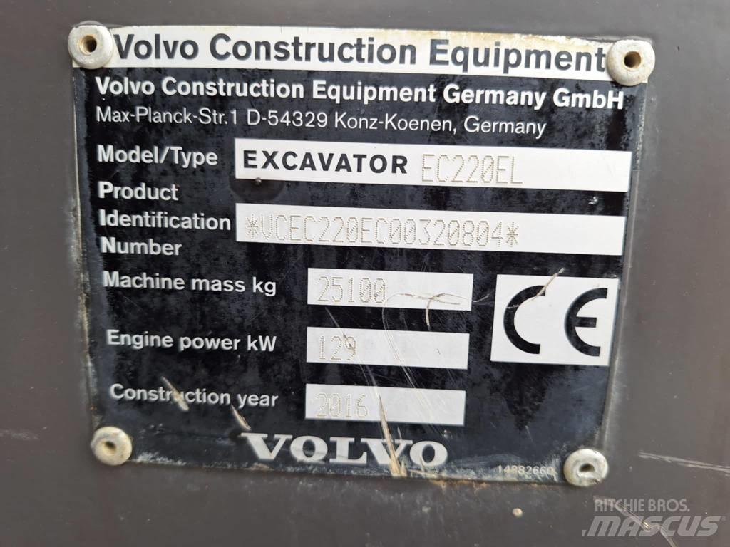 Volvo EC 220 EL Bageri gusjeničari