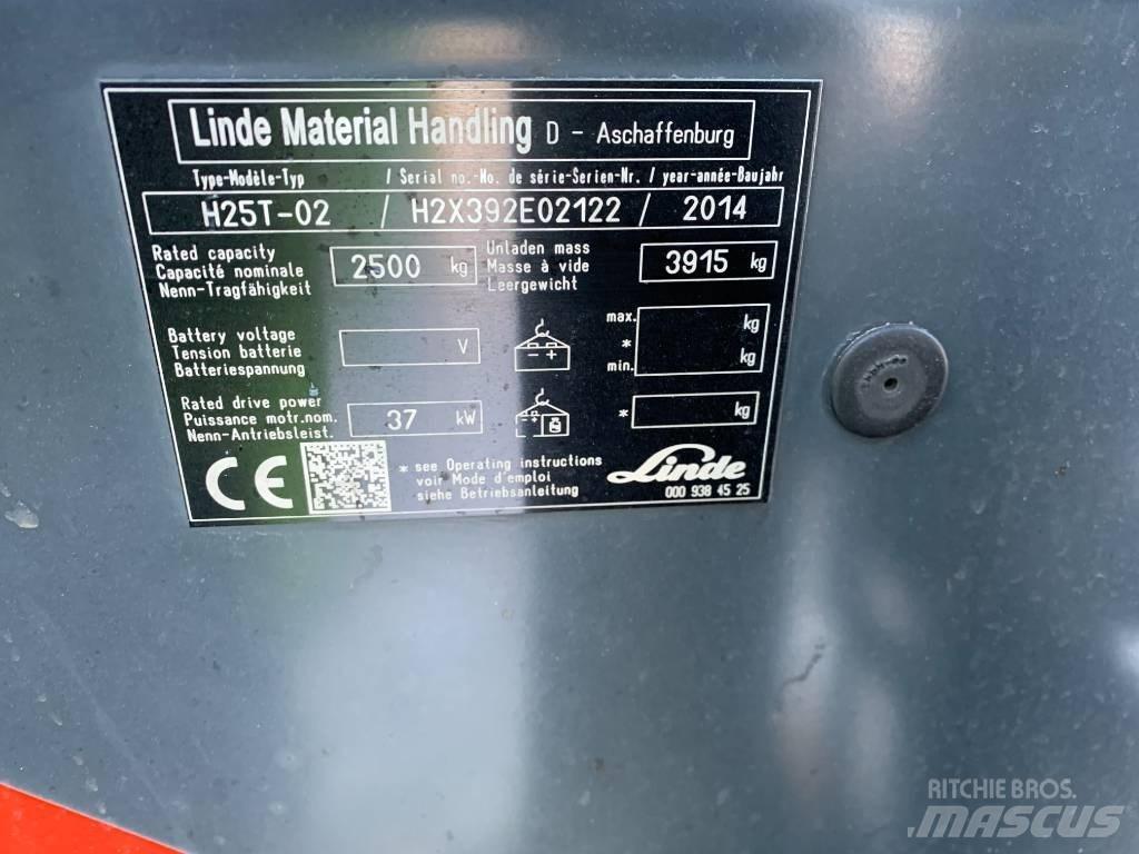 Linde H25T-02 Plinski viličari