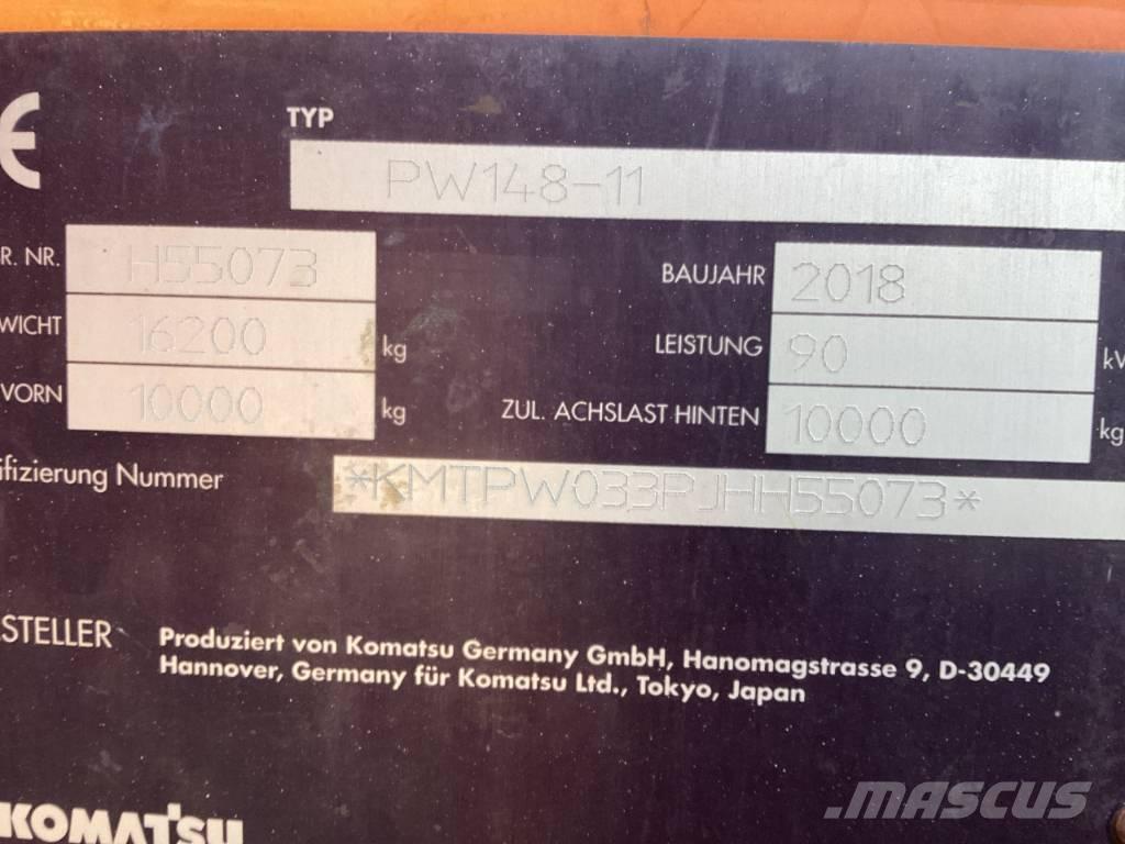 Komatsu PW 148-11 Bageri na kotačima