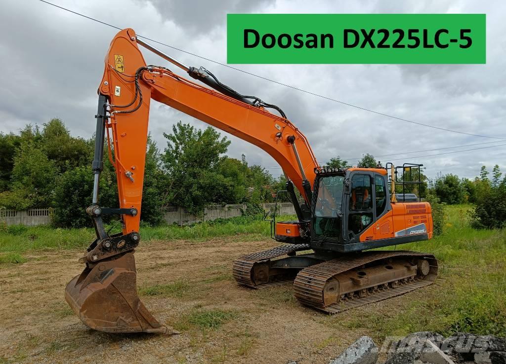 Doosan DX 225 LC-5 Bageri gusjeničari