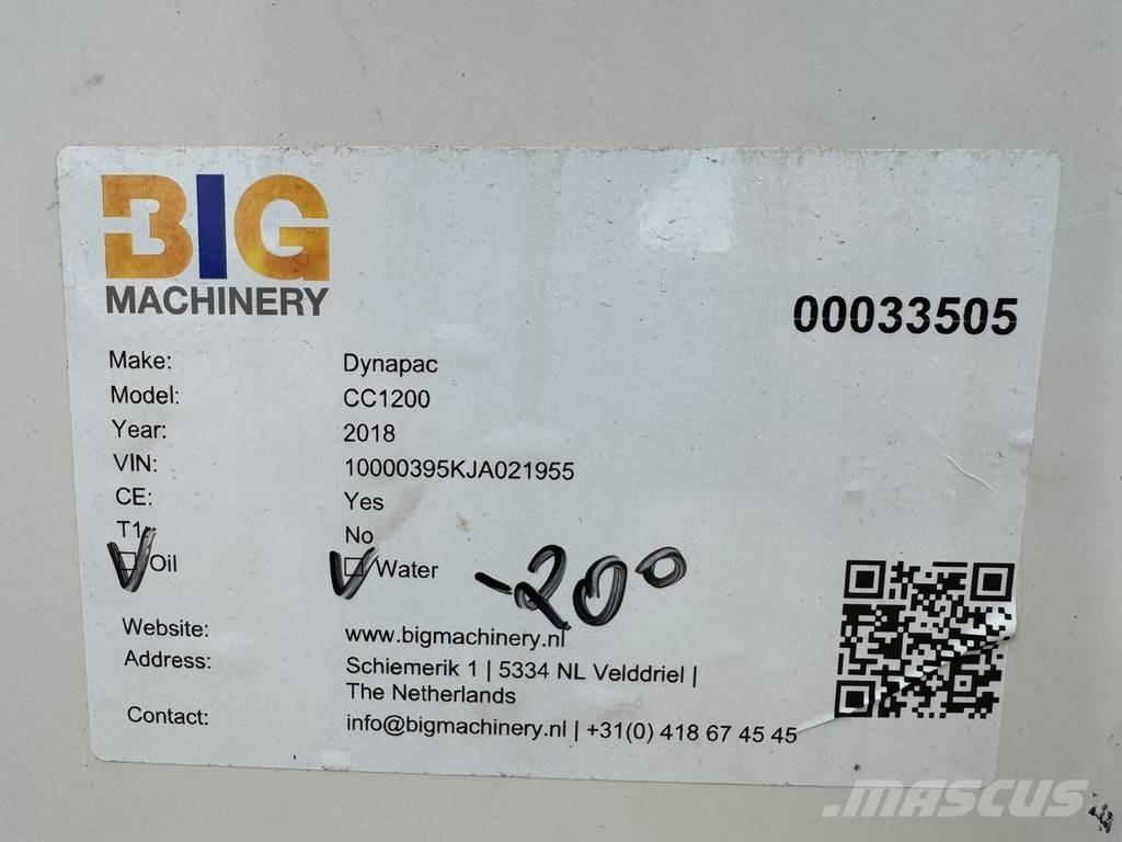 Dynapac CC1200 Valjci sa dvojnim bubnjem