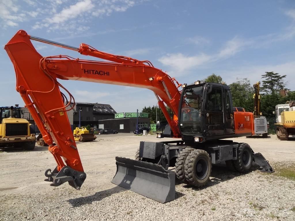 Hitachi ZX 160 W Bageri na kotačima