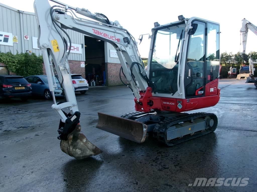 Takeuchi TB 230 Mini bageri <7t