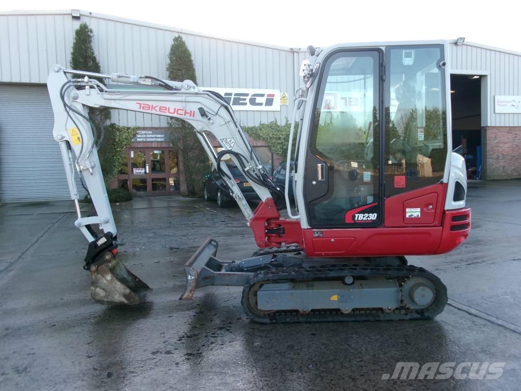 Takeuchi TB 230 Mini bageri <7t