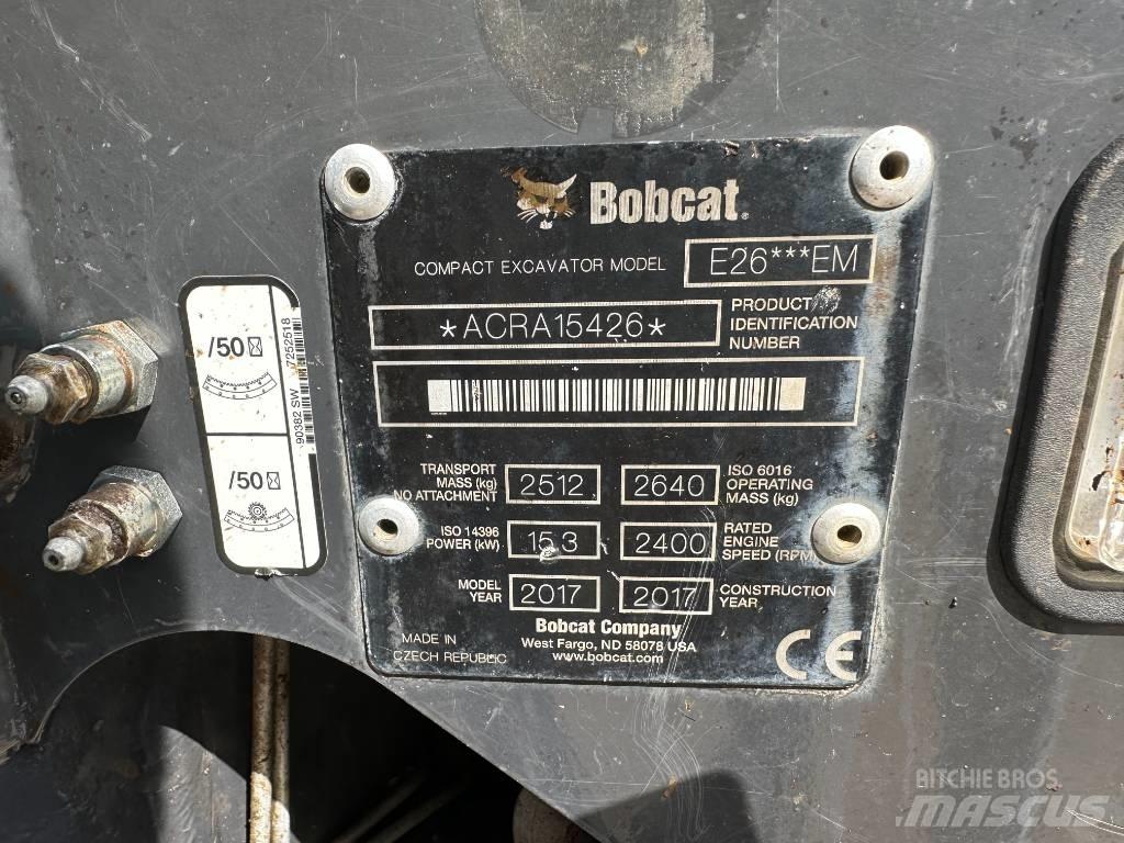 Bobcat E 26 Mini bageri <7t