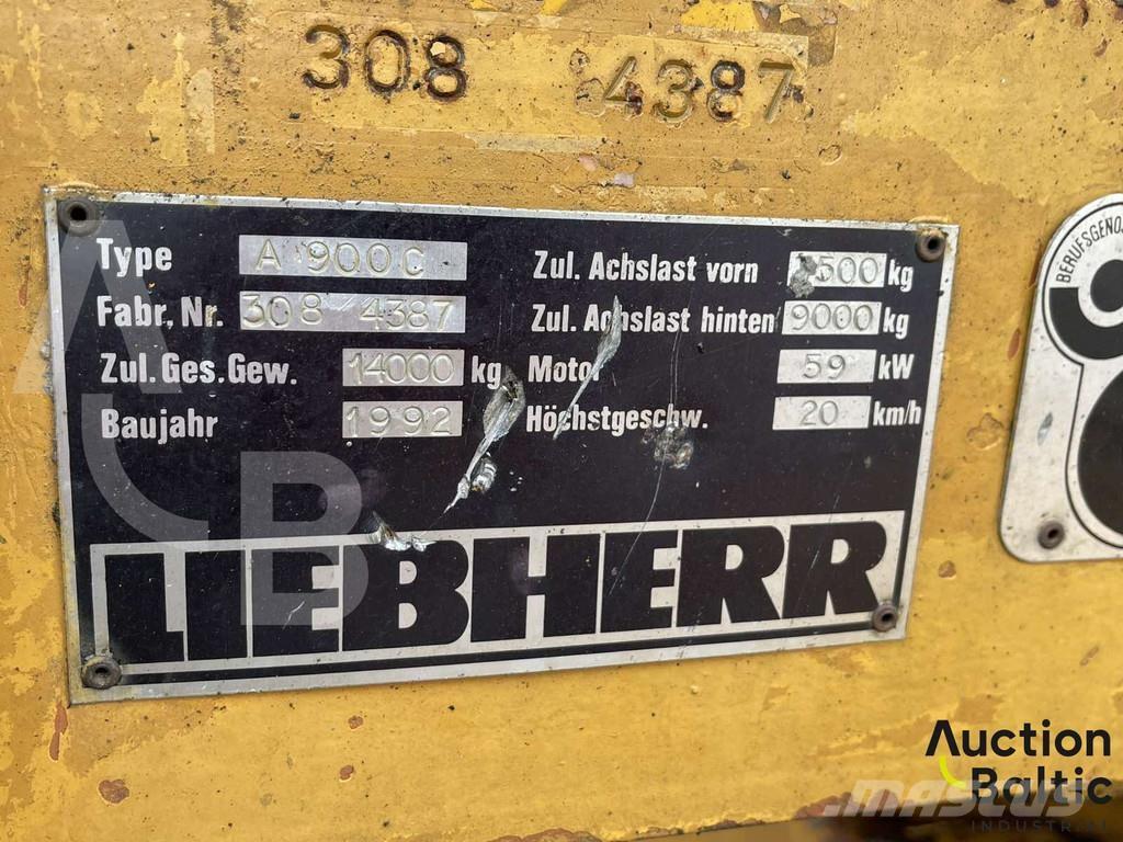 Liebherr A 900 C Bageri na kotačima