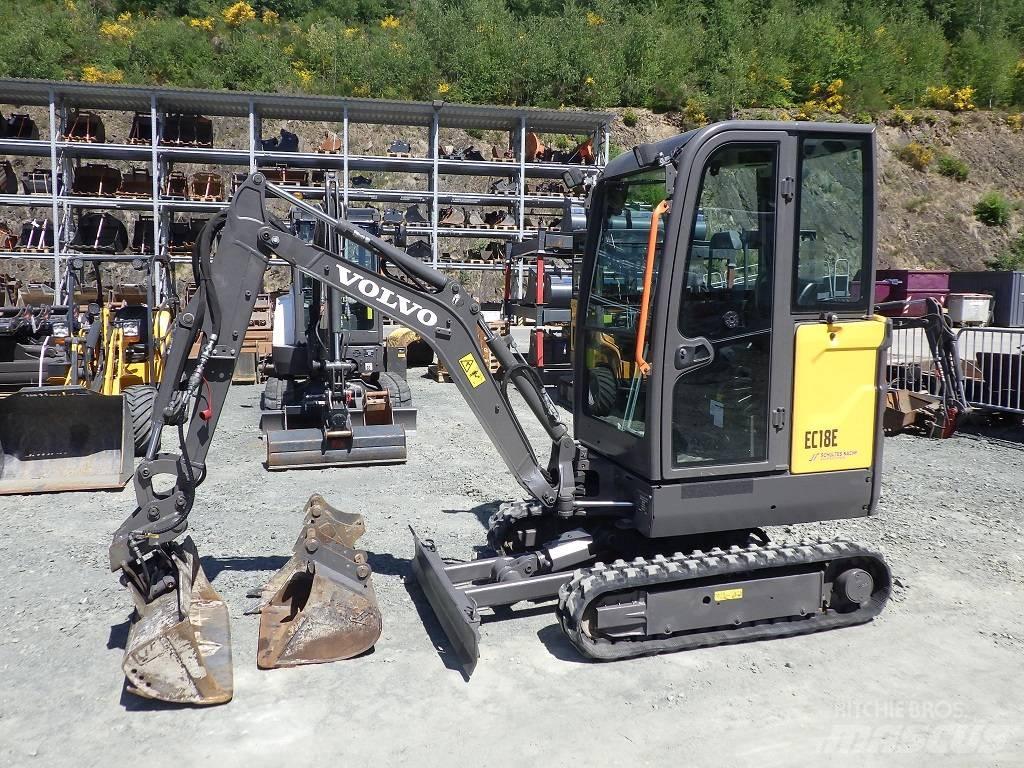 Volvo EC 18 E Mini bageri <7t