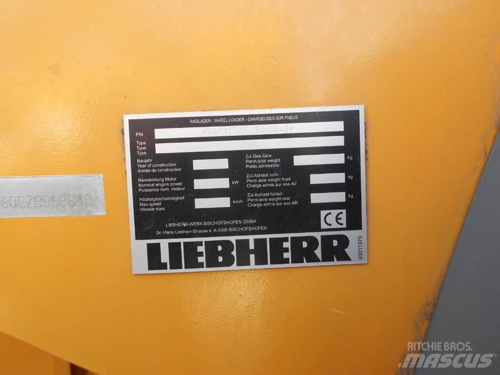 Liebherr L 580 Utovarivači na kotačima