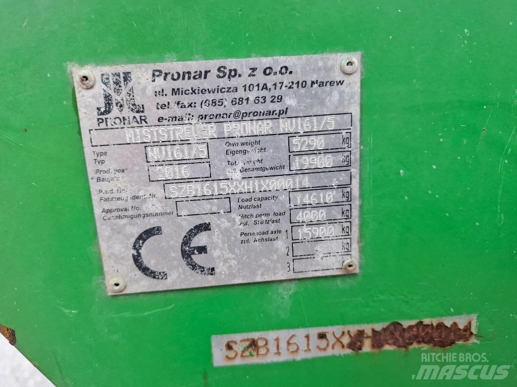 Pronar NV 161/5 Rasipači gnojiva