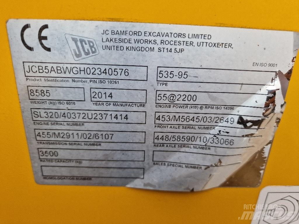 JCB 2014 JCB 535-95 Teleskopski viličari