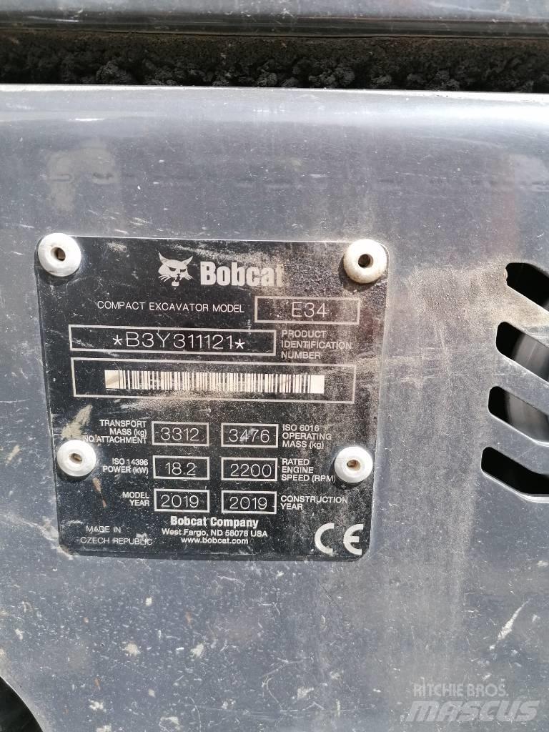 Bobcat E34 Mini bageri <7t