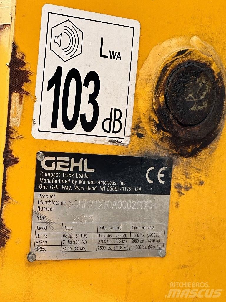 Gehl RT 210 Skid steer mini utovarivači