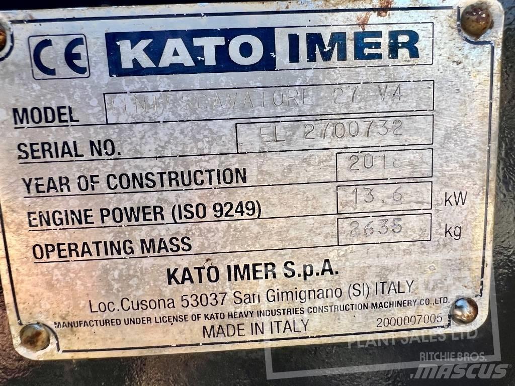 Kato HD27V4 Mini bageri <7t