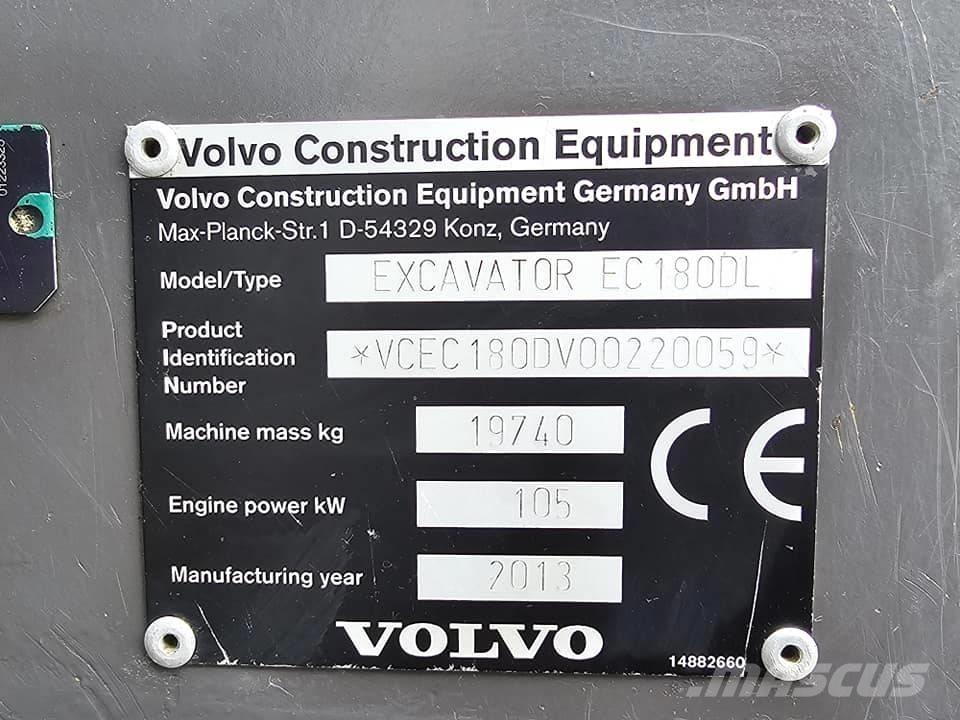Volvo EC 180 C L Bageri gusjeničari