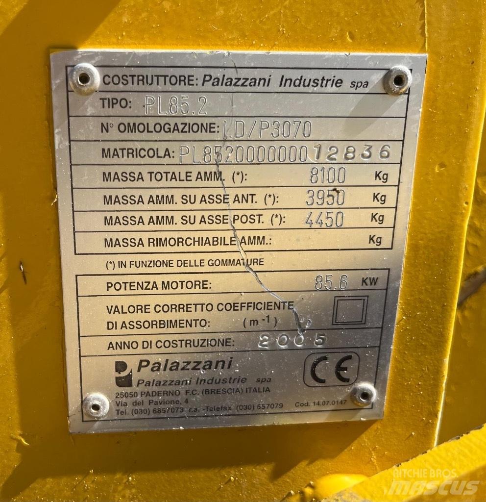 Palazzani PL 85.2 Mini utovarivači