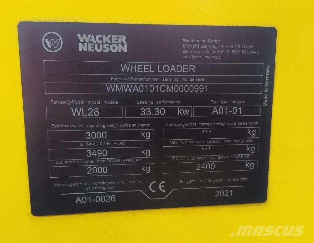 Wacker Neuson WL 28 Utovarivači na kotačima