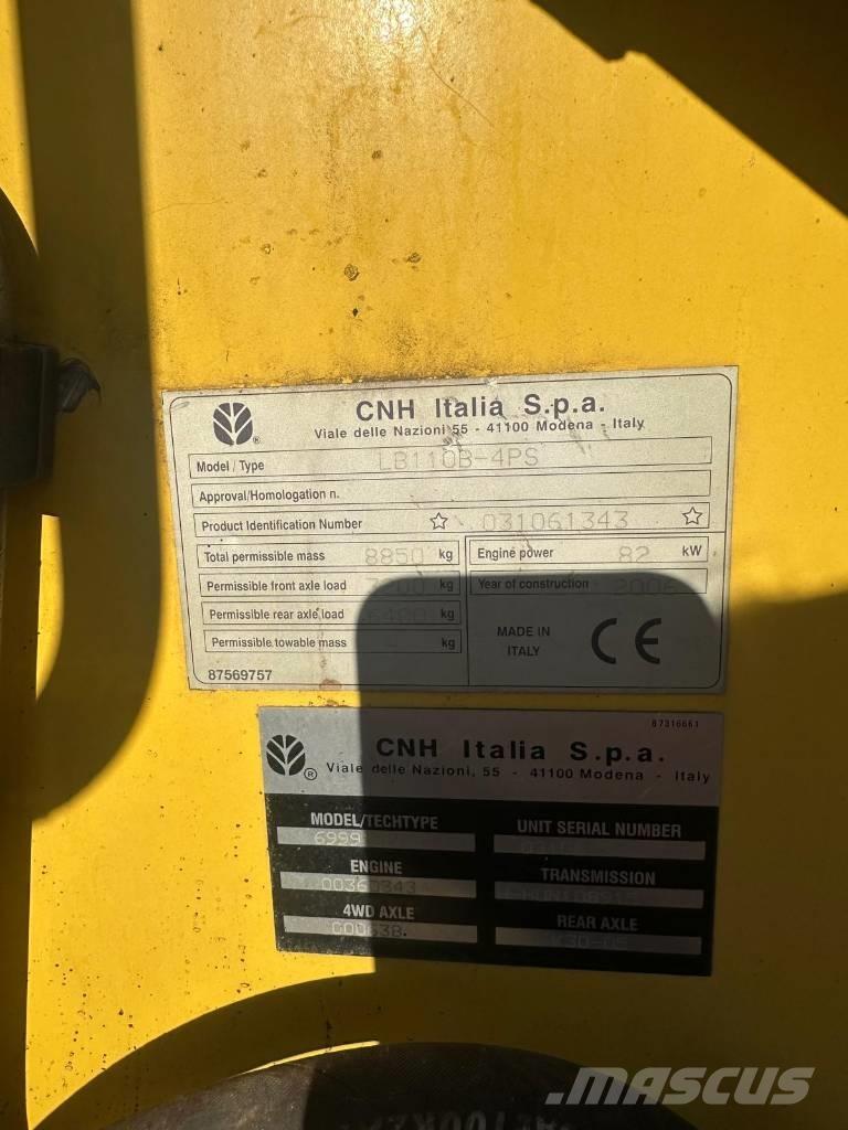 New Holland LB 110 B Kočnice