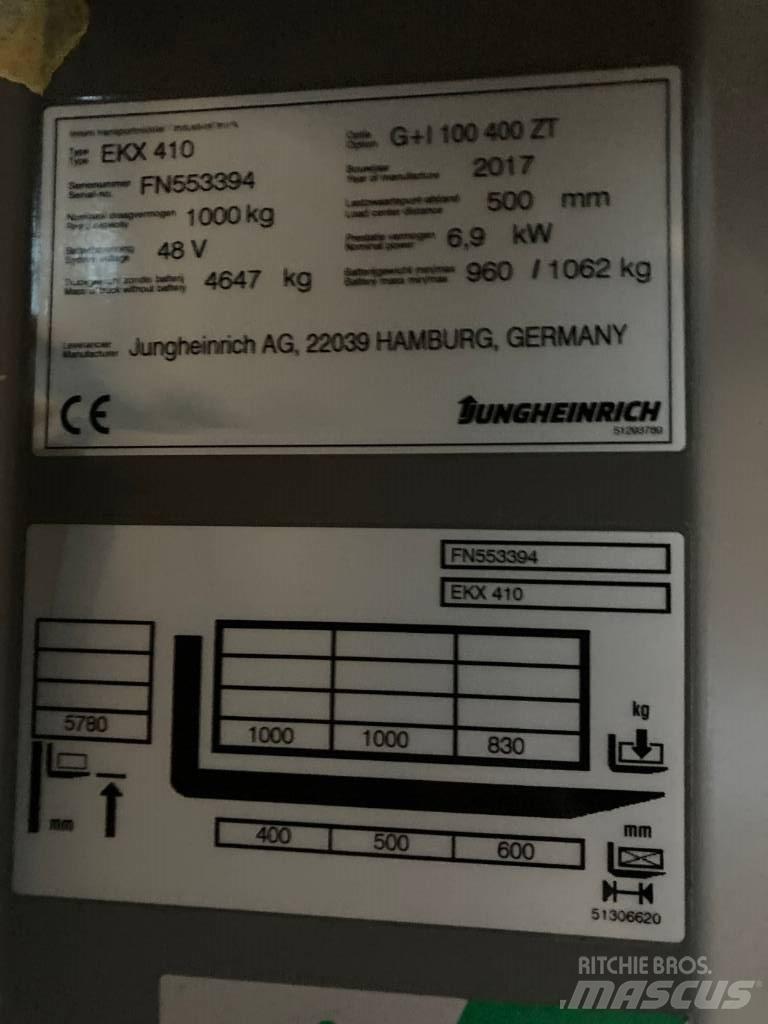Jungheinrich EKX410 Viličar za uske prolaze
