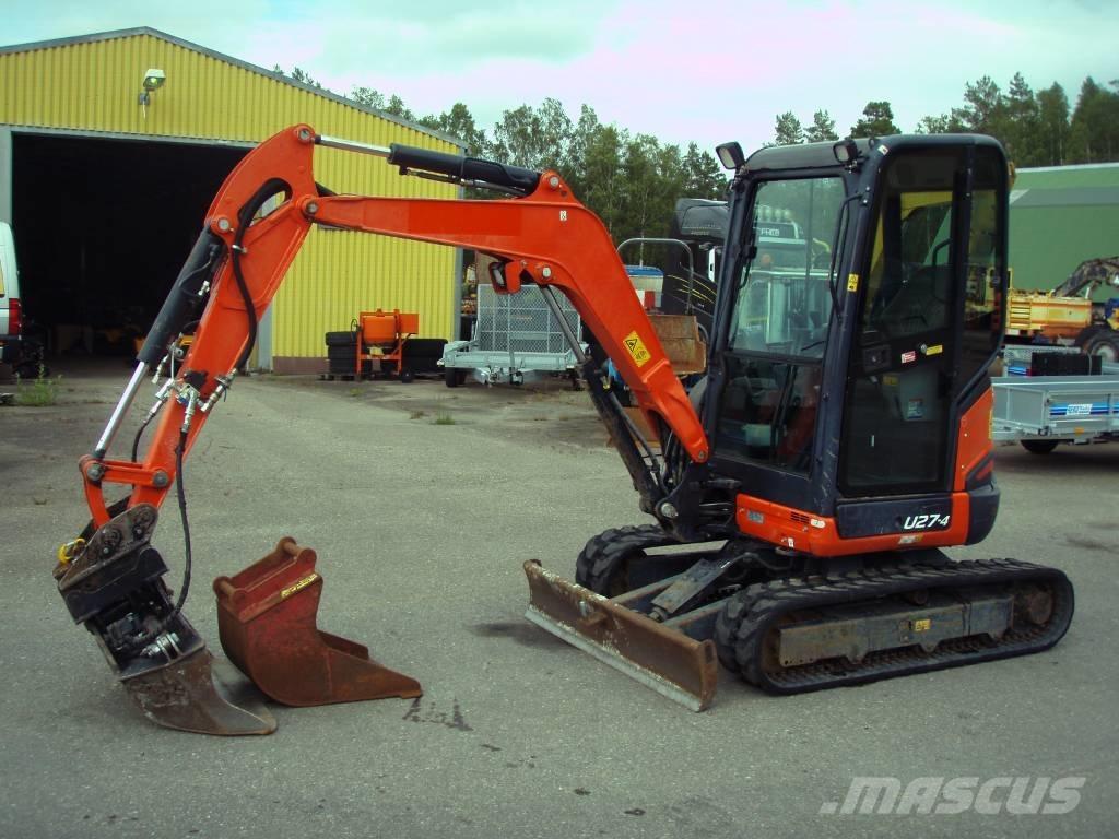 Kubota U 27-4 Mini bageri <7t