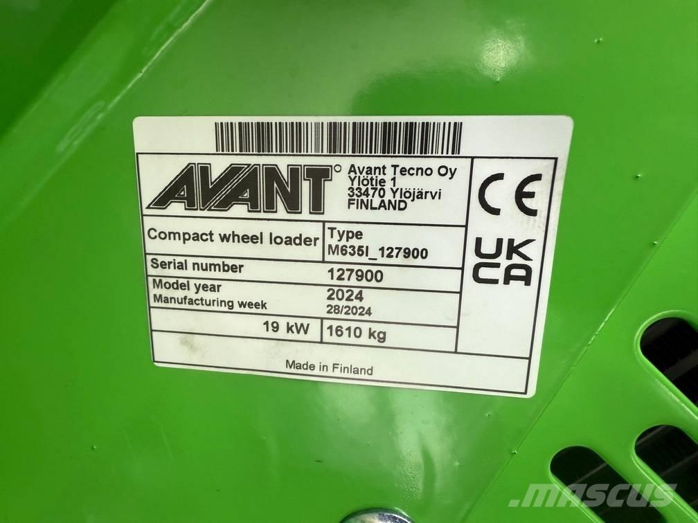 Avant 635 Višenamjenski utovarivači