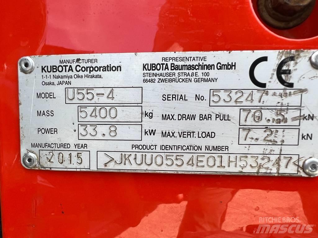 Kubota U 55-4 Mini bageri <7t